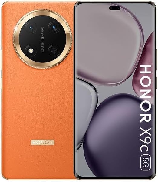 HONOR X9c 5G Dual SIM (12GB RAM, 256GB Storage) | 108MP Triple Camera | 6.78" AMOLED 120Hz Display | 6600mAh Battery | Android 14 (Sunrise Orange)
