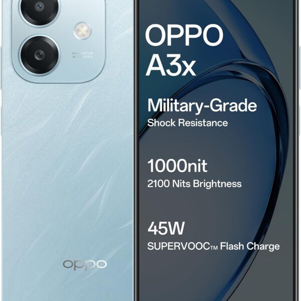 Second image of OPPO A3X 4G (Nebula Red, 4GB RAM, 64GB Storage) with Offer