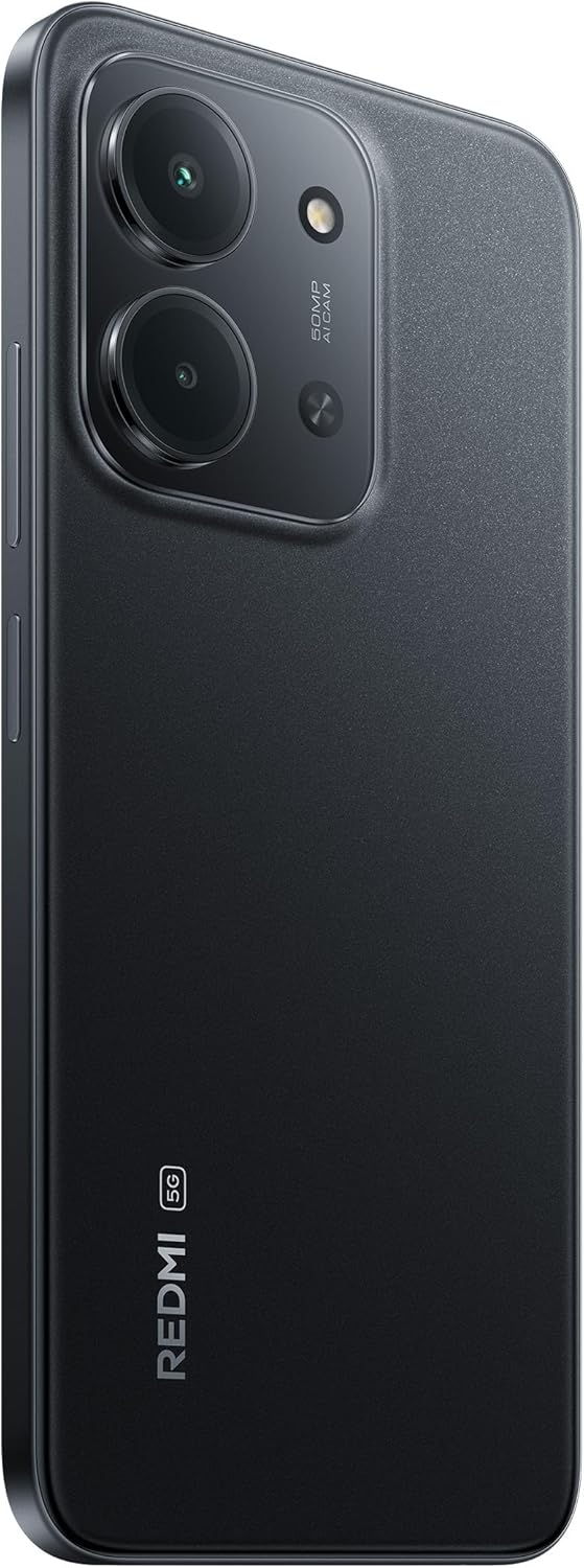 Second image of Redmi 15C 5G (Midnight Black, 4GB RAM, 128GB Storage) | MediaTek Dimensity 6300 5G Processor | 6000mAh Battery with 35W Fast Charging | 50MP AI Dual Camera | 120Hz Display | With Adapter