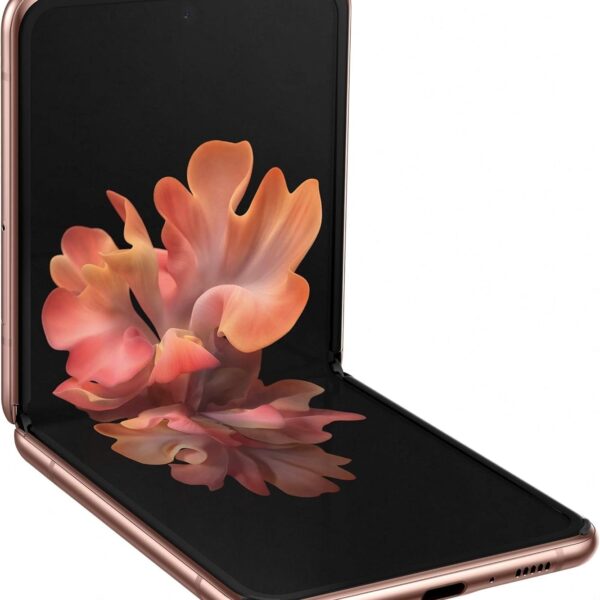 Samsung Galaxy Z Flip 5G SM-F707B Dual-SIM 256GB Factory Unlocked Android Smartphone (Mystic Bronze) - International Version