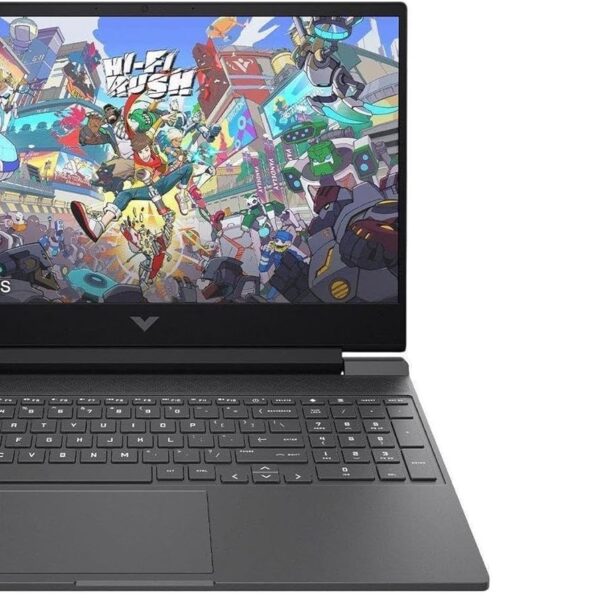 Second image of HP Victus 144Hz 15.6" FHD Gaming Laptop, AMD Ryzen 5 7535HS Processor, Radeon RX 6550M (Beats Nvidia GeForce RTX 3050), 8GB RAM 512GB SSD, Backlit Keyboard, Windows 11 Pro, Mica Silver