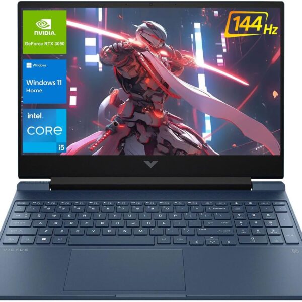 HP Victus 15.6 i5 Gaming Laptop, 15.6" FHD 1920x1080 144Hz, Intel Core i5-12450H, NVIDIA GeForce RTX 3050, 32GB RAM, 1TB SSD, Backlit KB, Touchpad, SD Card Reader,(UPGRADE)