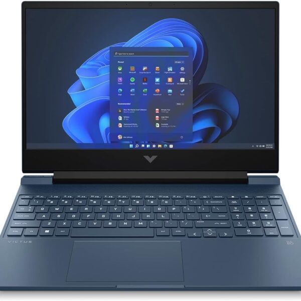 HP Victus Gaming Laptop | 2024 Model | 15.6" FHD | 7th Gen AMD Ryzen™ 5 | 8GB RAM | 512GB SSD | 4GB NVIDIA® GeForce RTX™ 2050 | Windows 11 | Performance blue | 15-FB1005NE | En/Ar KB | UAE Version